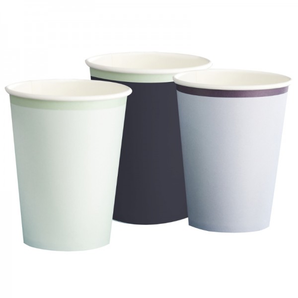 Becher Blau, Navy & Mint, 8 Stk.