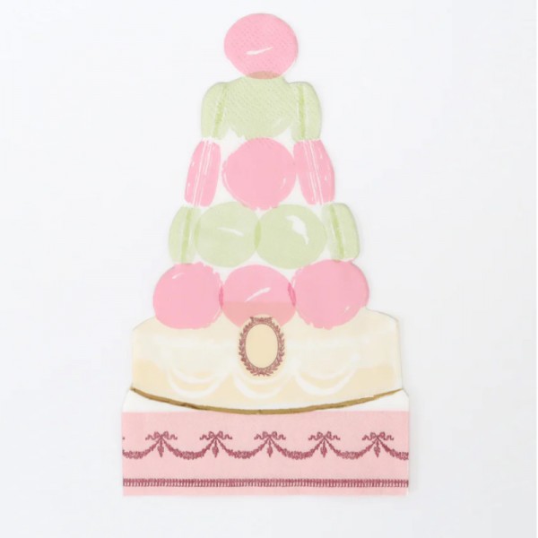 Serviettes Meri Meri Macarons Pyramide, 16 pcs.