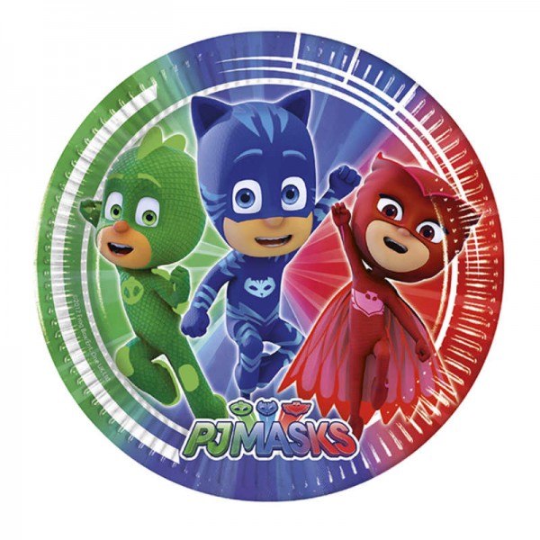 Teller PJ Masks, 8 Stk.