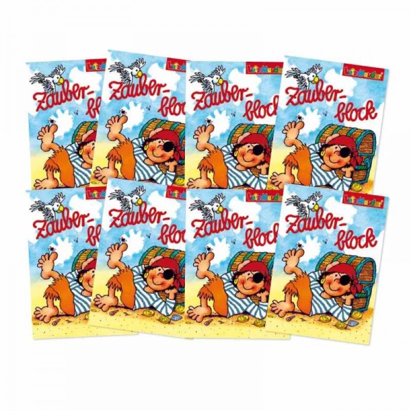 Bloc magique pirate, 8 pcs.