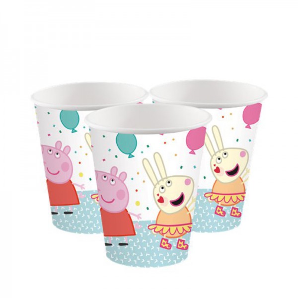 Partybecher Peppa Pig, 8 Stk.