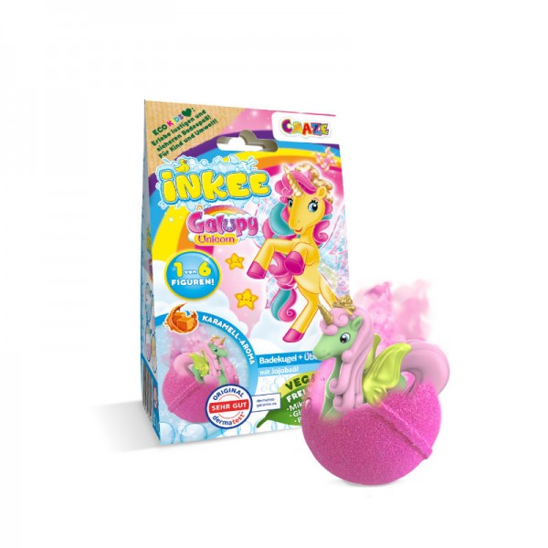 Craze Boule de bain surprise Galupy Licorne