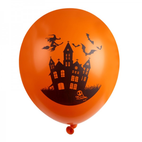 Ballons Halloween, 6 pcs.