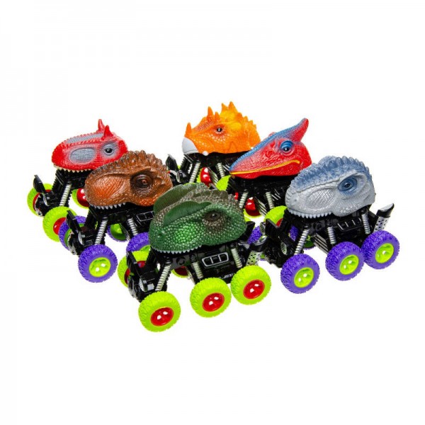 Voiture de cascadeur dinosaure, 1 pcs.