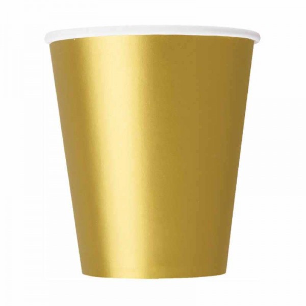 Becher Gold, 8 Stk.