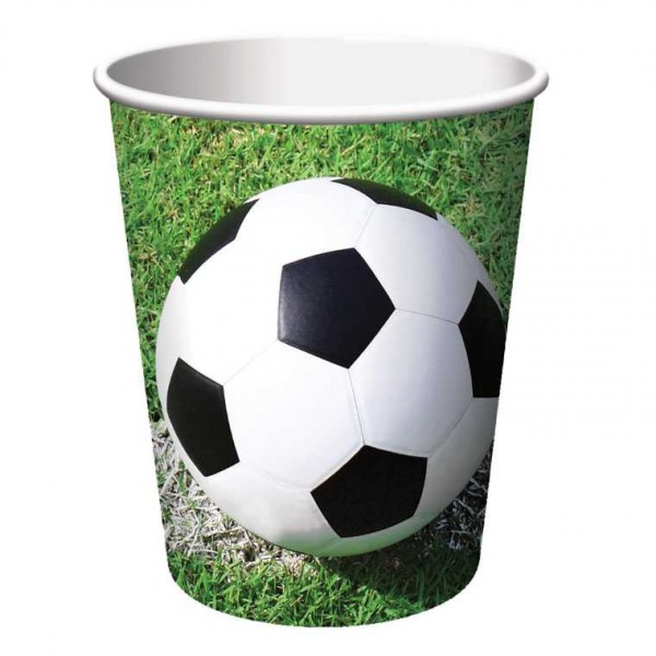 Becher Fussball, 8 Stk.