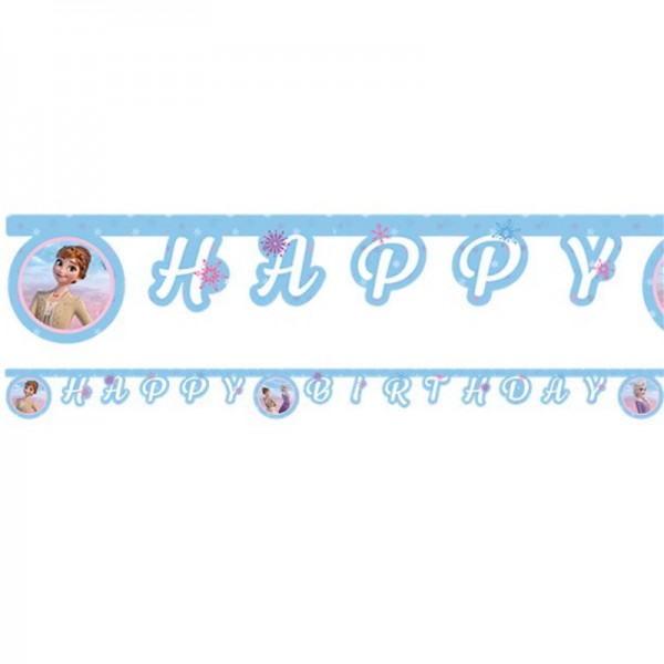 Girlande Happy Birthday Frozen