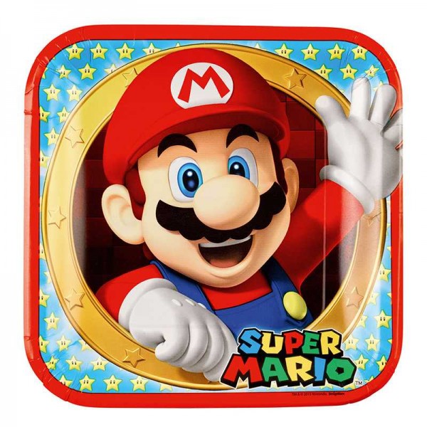 Teller Super Mario Bros., 8 Stk.