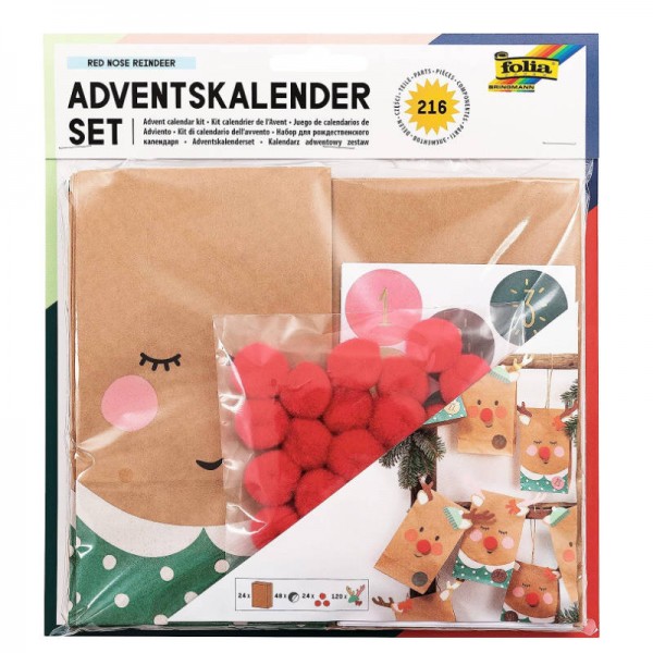 Adventskalender Rentier Set