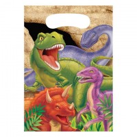 Sacs de fête Alerte aux dinosaures, 8 pcs.