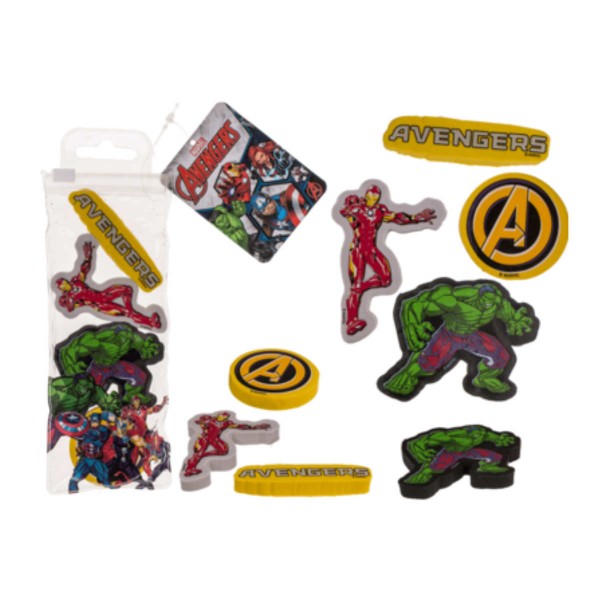 Radiergummi-Set Avengers, 4 Stk.