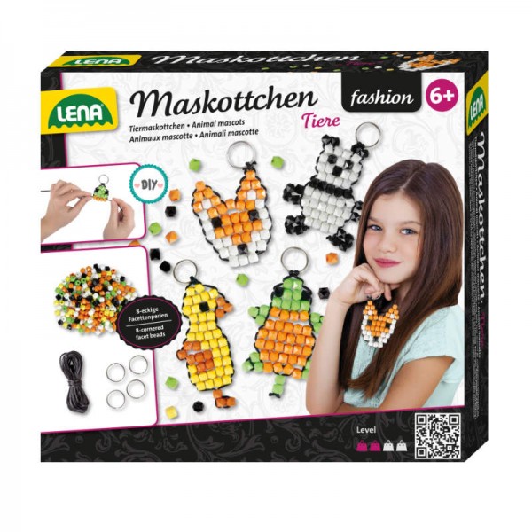 Maskottchen Tiere Komplettset, 4 Stk.