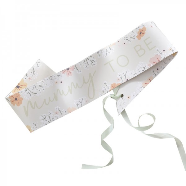 Ceinture "Mummy to be" Floral Baby