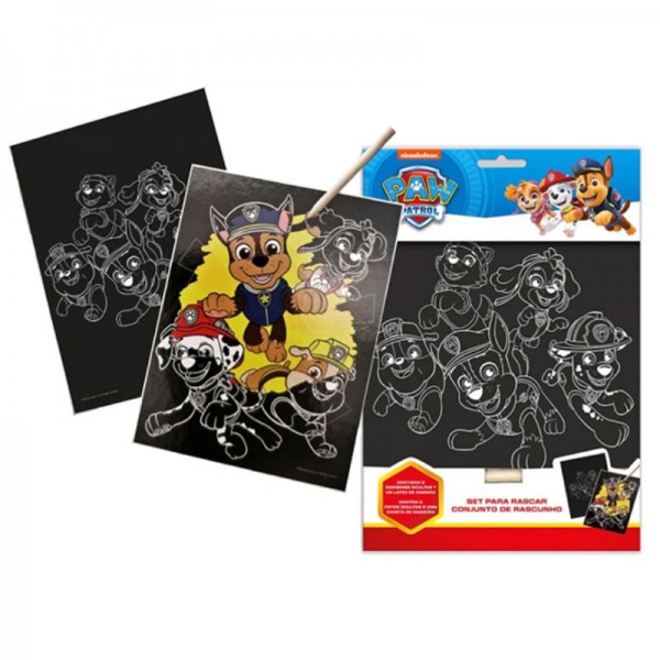 Kratzbilder-Set Paw Patrol