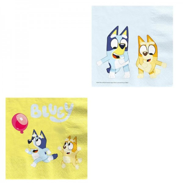 Serviettes Bluey, 16 pcs.