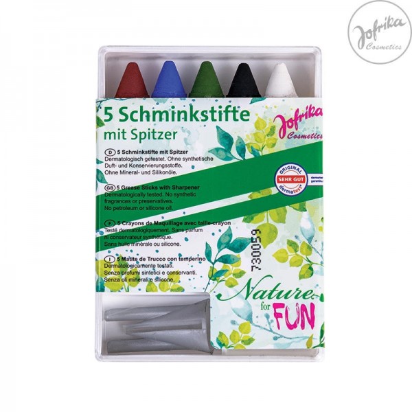 Jofrika Schminkstifte Natur, 5 Stk