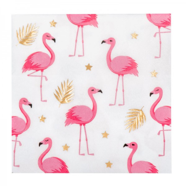 Servietten Flamingo, 20 Stk.