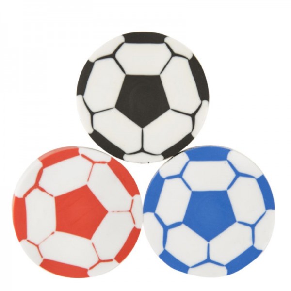 Gomme football, 1 pc assort.