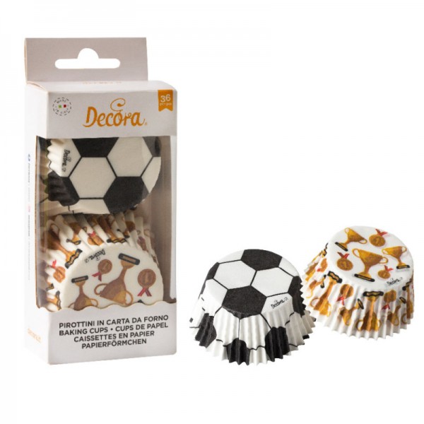 Moules pour muffins Tournoi de foot, 36 pcs.