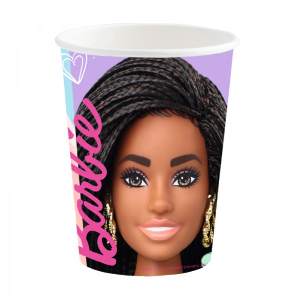 Partybecher Barbie, 8 Stk.