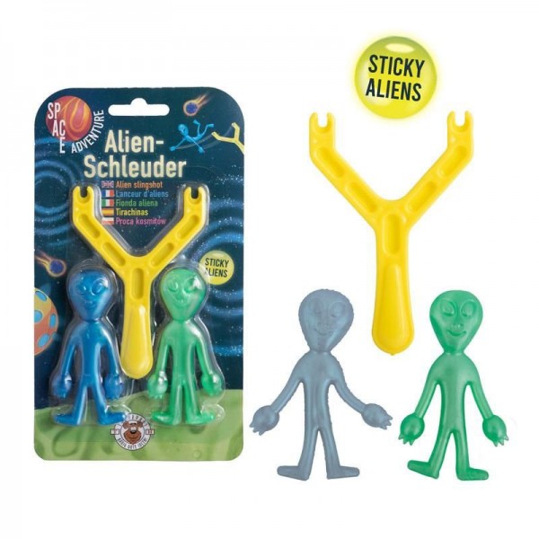 Alien-Schleuder, 2 Stk. assort.