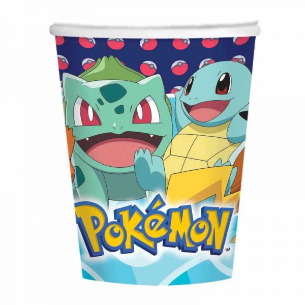 Becher Pokémon, 8 Stk.