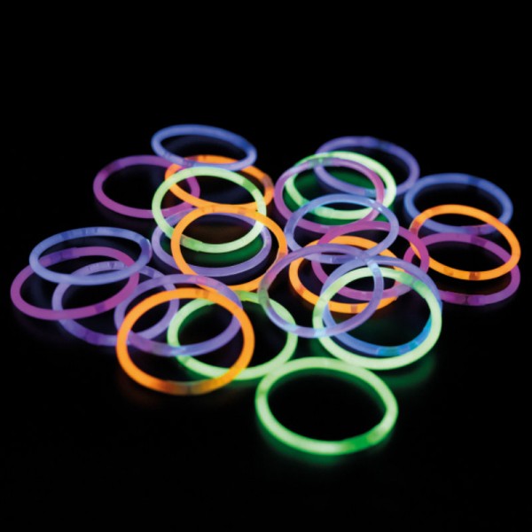 Bracelets Glow in the Dark, 25 pcs.