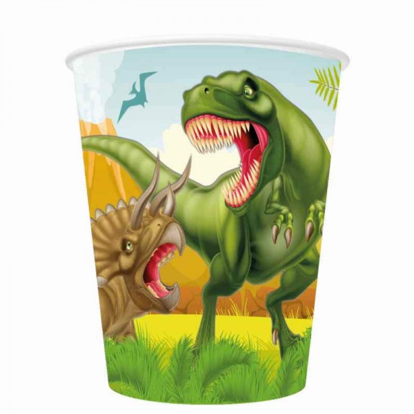 Becher Dinosaurier Alarm, 8 Stk.