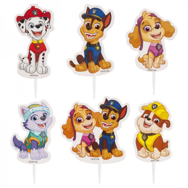 Cake Topper Paw Patrol, 16 Stk.